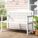 Gardeon Outdoor Garden Bench Wooden 2 Seater Lounge Chair Patio Furniture White -Home Living Store - -  