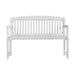 Gardeon Outdoor Garden Bench Wooden 2 Seater Lounge Chair Patio Furniture White -Home Living Store - -  