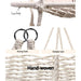 Gardeon Outdoor Hammock Chair with Stand 100cm - Cream -Home Living Store - -  