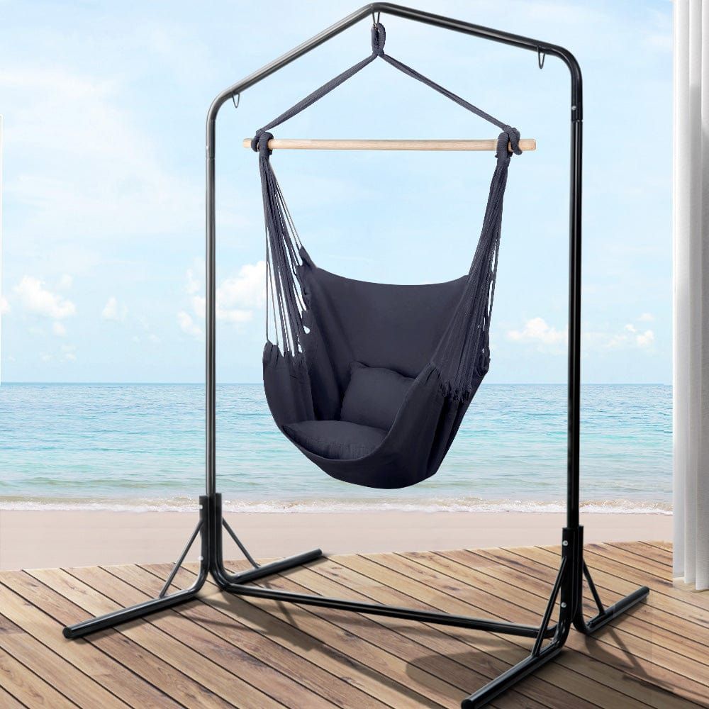 Hammock chair swing with stand hot sale