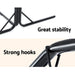 Gardeon Outdoor Hammock Chair with Stand Swing Hanging Hammock with Pillow Grey -Home Living Store - -  