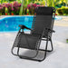 Gardeon Outdoor Portable Recliner - Black -Home Living Store - -  