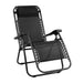 Gardeon Outdoor Portable Recliner - Black -Home Living Store - -  