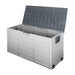 Gardeon Outdoor Storage Box 290L Lockable Organiser Garden Deck Shed Tool Grey -Home Living Store - -  
