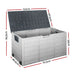 Gardeon Outdoor Storage Box 290L Lockable Organiser Garden Deck Shed Tool Grey -Home Living Store - -  