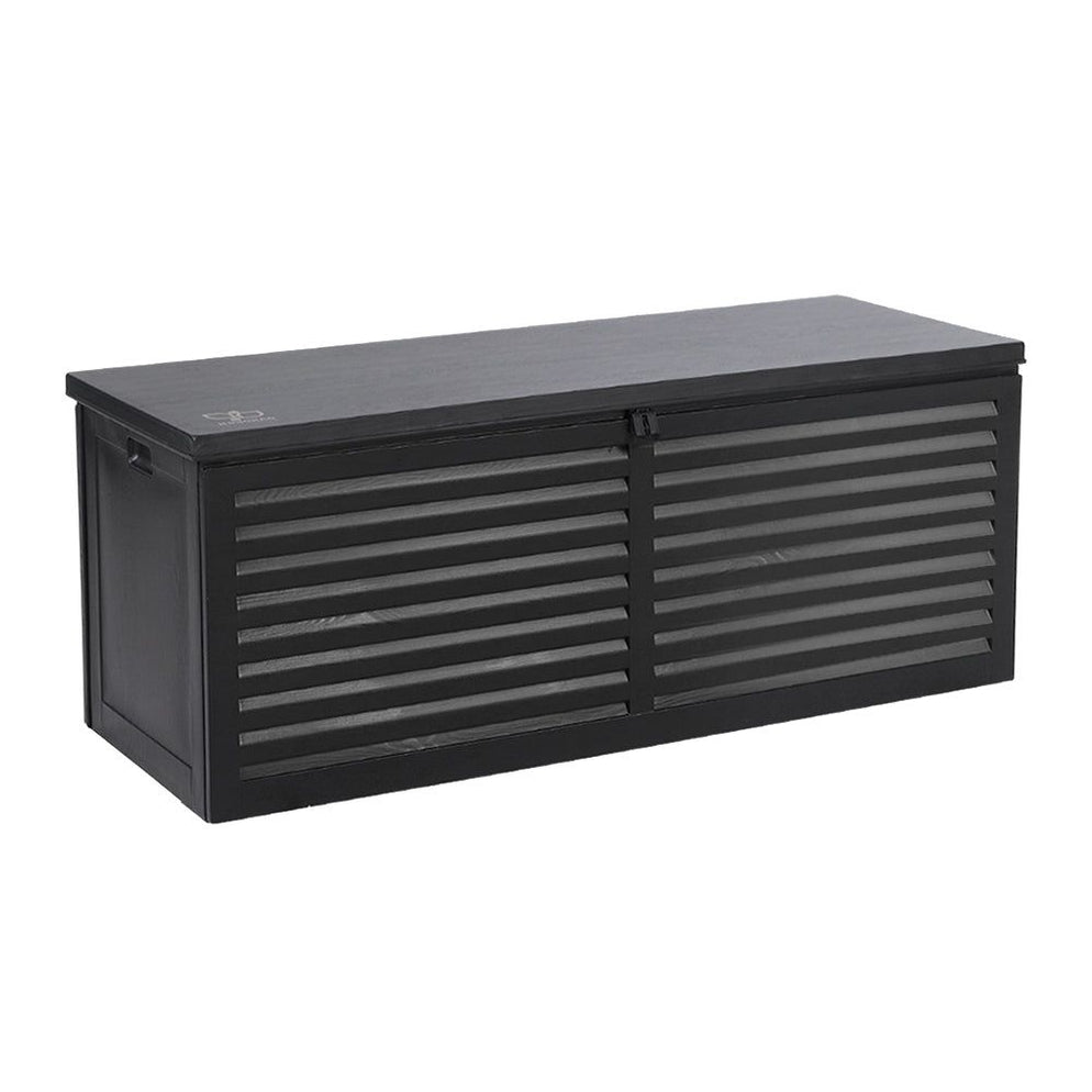 Container Store Outdoor Storage Gardeon Outdoor Storage Box 390L Container Lockable Garden Bench Shed ...