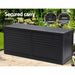 Gardeon Outdoor Storage Box 490L Container Lockable Garden Bench Shed Tools Toy All Black -Home Living Store - -  