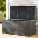Gardeon Outdoor Storage Box 830L Container Lockable Garden Bench Tool Shed Black -Home Living Store - -  