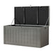 Gardeon Outdoor Storage Box 830L Container Lockable Garden Bench Tool Shed Black -Home Living Store - -  