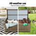 Gardeon Outdoor Storage Box Wooden Garden Bench Chest Toy Tool Sheds Furniture -Home Living Store - -  