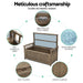 Gardeon Outdoor Storage Box Wooden Garden Bench Chest Toy Tool Sheds Furniture -Home Living Store - -  