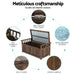 Gardeon Outdoor Storage Box Wooden Garden Bench Chest Toy Tool Sheds Furniture -Home Living Store - -  
