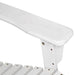 Gardeon Outdoor Sun Lounge Beach Chairs Table Setting Wooden Adirondack Patio - White -Home Living Store - -  