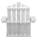 Gardeon Outdoor Sun Lounge Beach Chairs Table Setting Wooden Adirondack Patio - White -Home Living Store - -  
