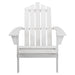 Gardeon Outdoor Sun Lounge Beach Chairs Table Setting Wooden Adirondack Patio - White -Home Living Store - -  