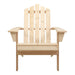 Gardeon Outdoor Sun Lounge Beach Chairs Table Setting Wooden Adirondack Patio Chair Light Wood Tone -Home Living Store - -  