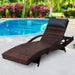 Gardeon Outdoor Sun Lounge Furniture Day Bed Wicker Pillow Sofa Set -Home Living Store - -  