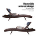 Gardeon Outdoor Sun Lounge Furniture Day Bed Wicker Pillow Sofa Set -Home Living Store - -  