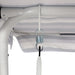 Gardeon Outdoor Swing Chair Garden Bench Furniture Canopy 3 Seater White Grey -Home Living Store - -  