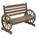 Gardeon Park Bench Wooden Wagon Chair Outdoor Garden Backyard Lounge Furniture -Home Living Store - -  