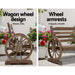 Gardeon Park Bench Wooden Wagon Chair Outdoor Garden Backyard Lounge Furniture -Home Living Store - -  