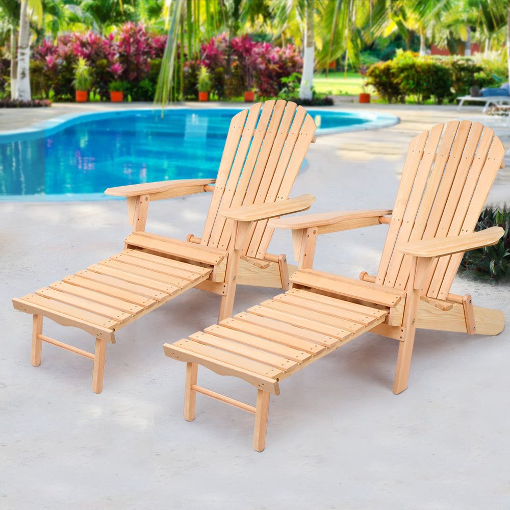 Beach chair with ottoman new arrivals