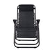 Gardeon Set of 2 Zero Gravity Chairs Reclining Outdoor Furniture Sun Lounge Folding Camping Lounger Black -Home Living Store - -  