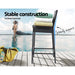 Gardeon Set of 4 Outdoor Bar Stools Dining Chairs Wicker Furniture -Home Living Store - -  