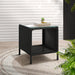 Gardeon Side Table Coffee Patio Outdoor Furniture Rattan Desk Indoor Garden Black -Home Living Store - -  