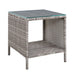 Gardeon Side Table Coffee Patio Outdoor Furniture Rattan Desk Indoor Garden Grey -Home Living Store - -  