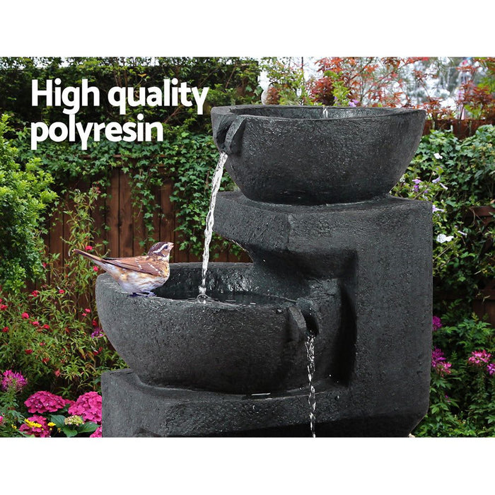 Gardeon Solar Fountain with LED Lights -Home Living Store - -  