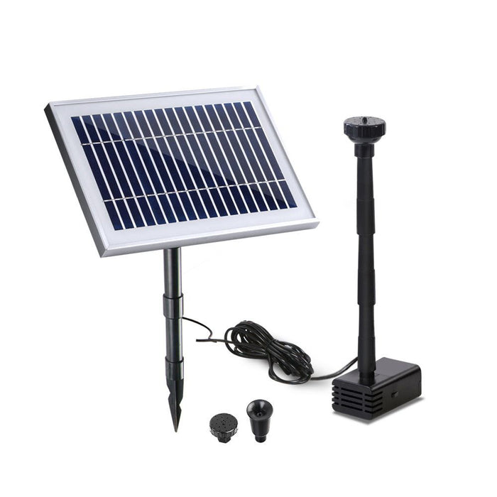 Gardeon Solar Pond Pump Powered Water Outdoor Submersible Fountains Filter 4.6FT -Home Living Store - -  