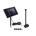 Gardeon Solar Pond Pump Water Fountain Outdoor Powered Submersible Filter 4FT -Home Living Store - -  