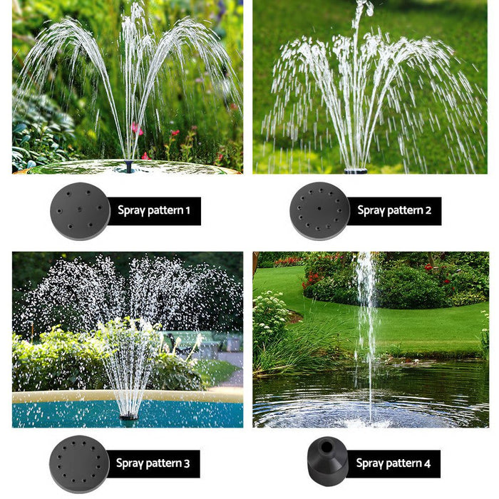 Gardeon Solar Pond Pump Water Fountain Outdoor Powered Submersible Filter 4FT -Home Living Store - -  