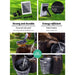 Gardeon Solar Water Fountain Feature Garden Bird Bath Outdoor Pump Panel Battery -Home Living Store - -  