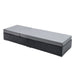 Gardeon Sun Lounge Wicker Lounger Outdoor Furniture Rattan Garden Day Bed Sofa Black Pair -Home Living Store - -  