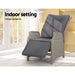 Gardeon Sun lounge Setting Recliner Chair Outdoor Furniture Patio Wicker Sofa -Home Living Store - -  