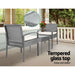 Gardeon Three Piece Outdoor Set - Grey -Home Living Store - -  
