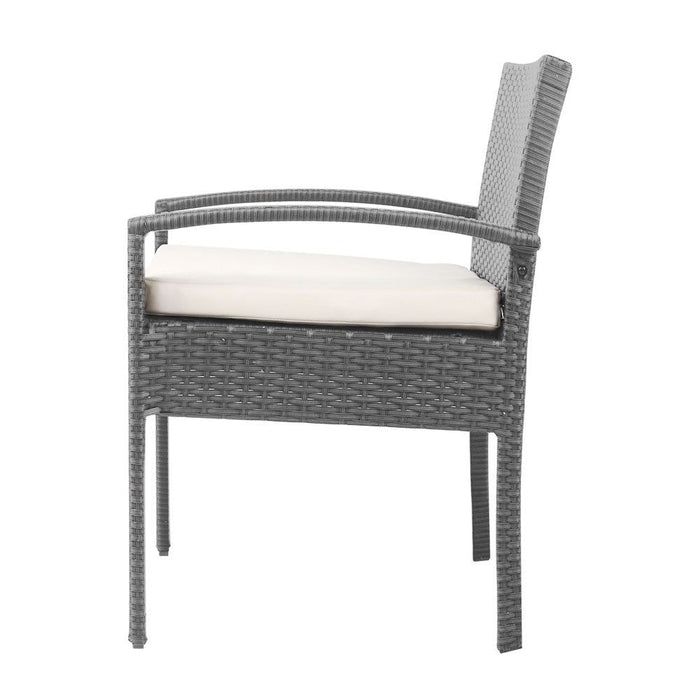 Gardeon Three Piece Outdoor Set - Grey -Home Living Store - -  