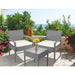 Gardeon Three Piece Outdoor Set - Grey -Home Living Store - -  