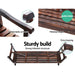 Gardeon Wooden Garden Bench Chair Natural Outdoor Furniture Décor Patio Deck 3 Seater -Home Living Store - -  