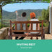 Gardeon Wooden Wagon Wheel Chair -Home Living Store - -  