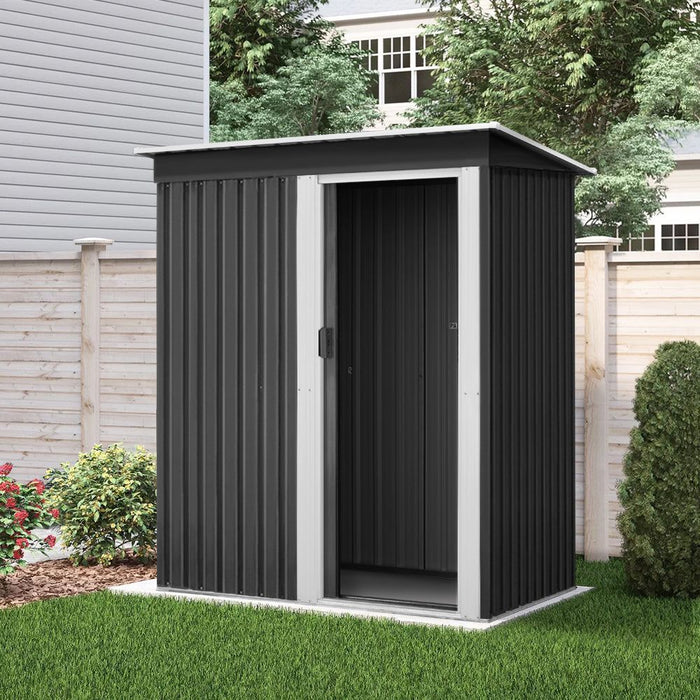 Giantz Garden Shed 1.62x0.86M Sheds Outdoor Storage Tool Workshop House Shelter Sliding Door -Home Living Store - -  