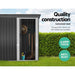 Giantz Garden Shed 1.62x0.86M Sheds Outdoor Storage Tool Workshop House Shelter Sliding Door -Home Living Store - -  