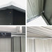 Giantz Garden Shed 1.62x0.86M Sheds Outdoor Storage Tool Workshop House Shelter Sliding Door -Home Living Store - -  