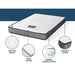 Giselle Bedding 13cm Mattress Tight Top Queen -Home Living Store - -  