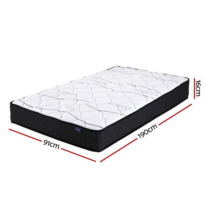 Giselle Bedding 16cm Mattress Medium Firm Single -Home Living Store - -  