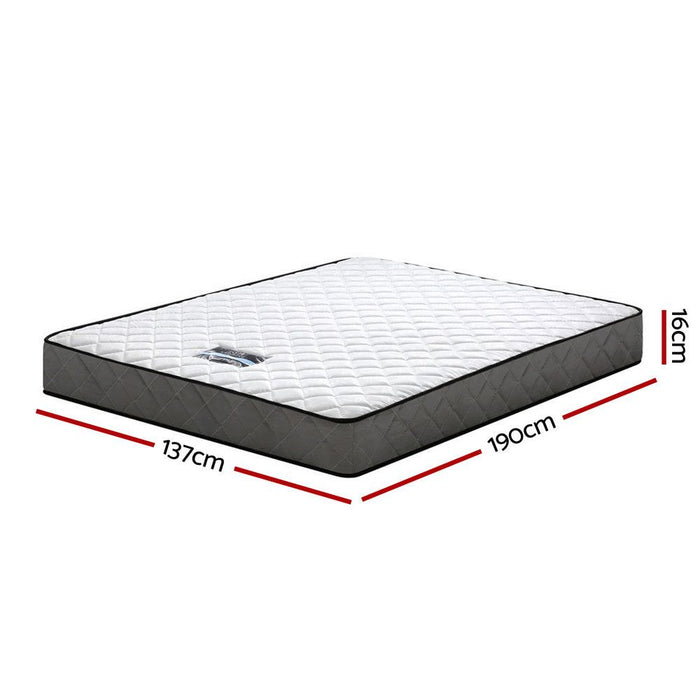 Giselle Bedding 16cm Mattress Tight Top Double -Home Living Store - -  