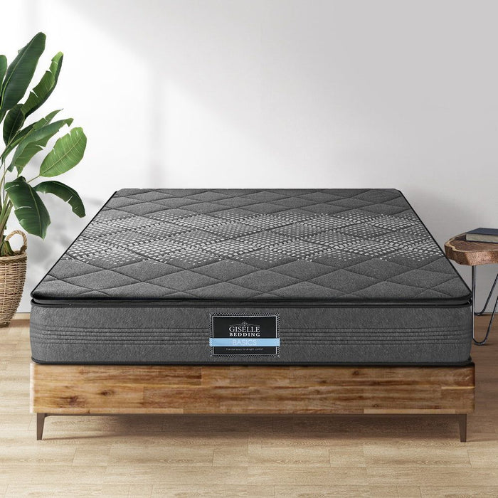 Giselle Bedding 18cm Mattress Pillow Top King Single -Home Living Store - -  