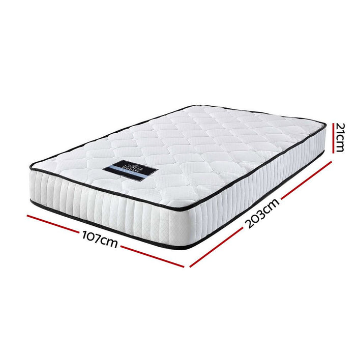 Giselle Bedding 21cm Mattress Tight Top King Single -Home Living Store - -  